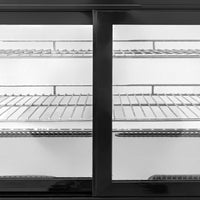 Omcan - 48" Stainless Steel Countertop Drop-in Curved Glass Refrigerated Display Showcase - 47561