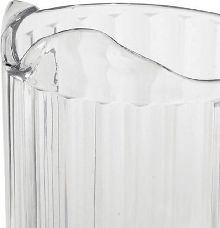 Omcan - 48 oz Clear Polycarbonate Water Pitcher (1.4 L), Pack of 20 - 80088