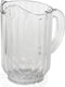 Omcan - 48 oz Clear Polycarbonate Water Pitcher (1.4 L), Pack of 20 - 80088