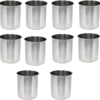 Omcan - 4.25 QT Stainless Steel Bain Marie Pot, Pack of 10 - 44655