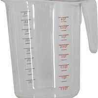 Omcan - 5 PC Clear Polycarbonate Measuring Cup Pack, Pack of 48 - 80575