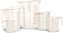 Omcan - 5 PC Clear Polycarbonate Measuring Cup Pack, Pack of 48 - 80575
