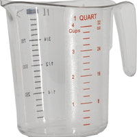 Omcan - 5 Piece Clear Polycarbonate Measuring Cup Pack, Pack of 5 - 80575