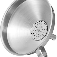 Omcan - 5" Wide Mouth Funnel with Removable Strainer (127 mm), Pack of 30 - 80415