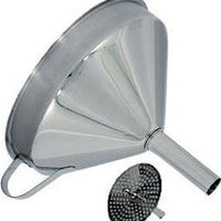 Omcan - 5" Wide Mouth Funnel with Removable Strainer (127 mm), Pack of 30 - 80415