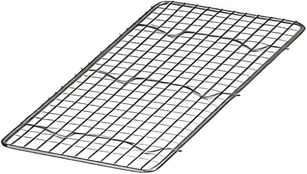 Omcan - 5" x 10.5" Third-size Chrome Plated Steam Pan Grate, Pack of 60 - 46459