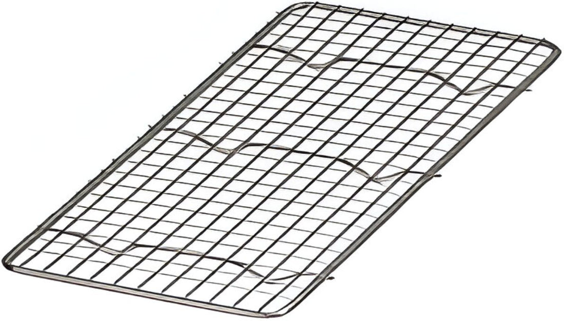 Omcan - 5" x 10.5" Third-size Stainless Steel Steam Pan Grate, Pack of 30 - 46456