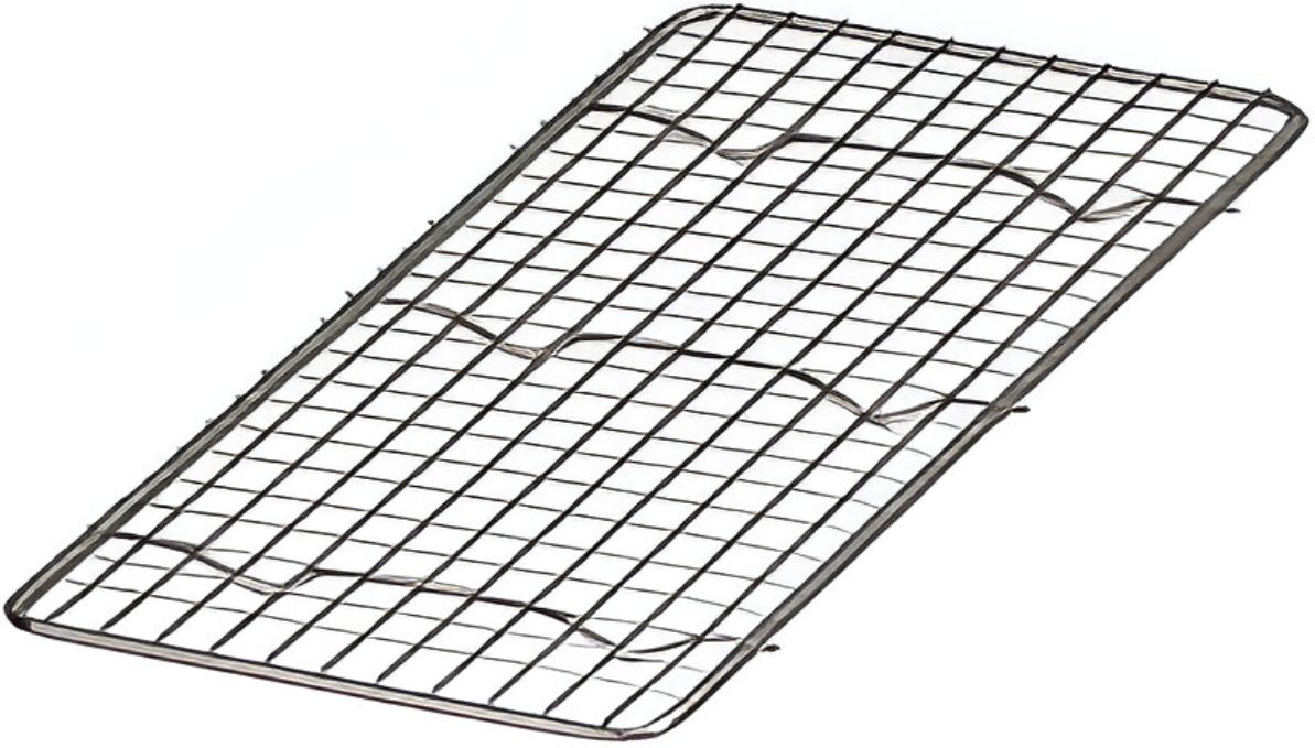 Omcan - 5" x 10.5" Third-size Stainless Steel Steam Pan Grate, Pack of 30 - 46456