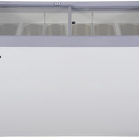 Omcan - 50″ Nine Pan Gelato Dipping Cabinet with Flat Sneeze Guard and Pans - 47743