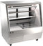 Omcan - 50” Square Stainless Steel Glass Refrigerated Double-Duty Deli Display Case - 50105