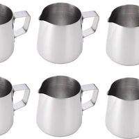 Omcan - 50 oz Stainless Steel Frothing Jug/Pitcher (1479 ml), Pack of 5 - 80004