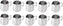 Omcan - 50 oz Stainless Steel Frothing Jug/Pitcher (1479 ml), Pack of 5 - 80004