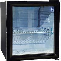 Omcan - 52 L Black Countertop Display Refrigerator - 44496