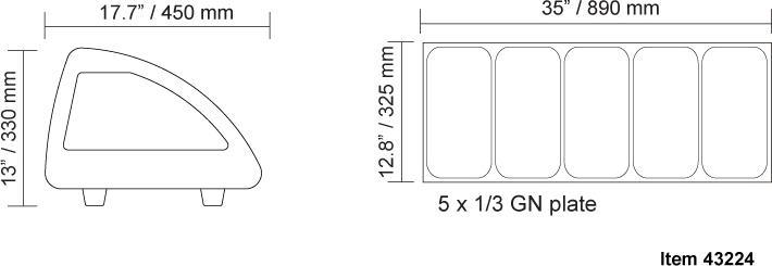 Omcan - 52" Refrigerated Sushi Showcase (1.84 Cu. Ft.) - RS-CN-0063-SC