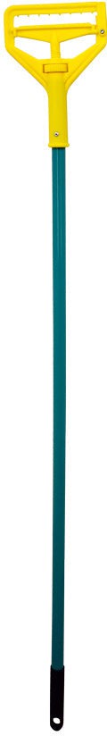 Omcan - 57" Aluminum Mop Handle with Plastic Side Release, Pack of 15 - 80874