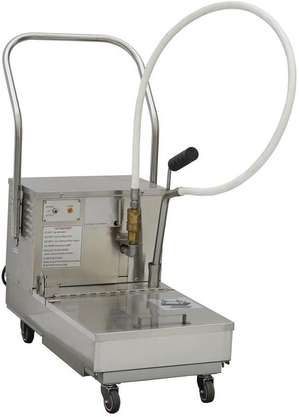 Omcan - 57 L Capacity Stainless Steel Oil Filtering Machine - 49104