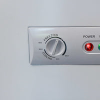 Omcan - 5.3 Cu.Ft Ice Cream Chest Freezer With Flat Glass Top - 45291