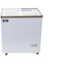 Omcan - 5.3 Cu.Ft Ice Cream Chest Freezer With Flat Glass Top - 45291