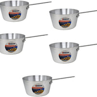 Omcan - 5.5 QT Aluminium Sauce Pan, Pack of 3 - 43346