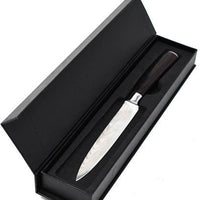 Omcan - 5.5" Utility Damascus Style Forged Knife With Gift Box, Pack of 6 - 47913