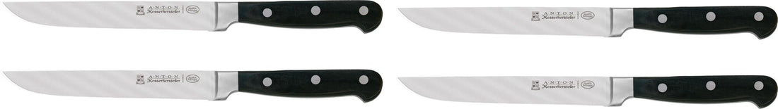 Omcan - 6” Anton Forged Straight Blade Boning Knife, Pack of 4 - 17891
