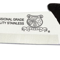 Omcan - 6" Black DR Handle Greban Curved Blade Boning Knife, Pack of 10 - 11564