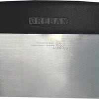 Omcan - 6" Black Handle Dough Scraper, Pack of 10 - 14200