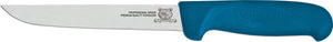 Omcan - 6” Blue Super Fiber Handle Victoria USA Straight Blade Boning Knife, 5/cs - 23866
