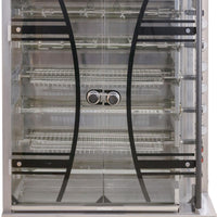 Omcan - 6 Burners, 36 Chicken Capacity, 46" Electric Rotisserie Grill - 48195