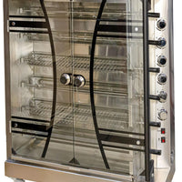Omcan - 6 Burners, 36 Chicken Capacity, 46" Electric Rotisserie Grill - 48195