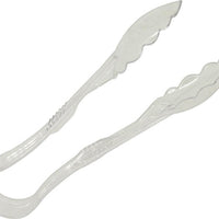 Omcan - 6” Clear Polycarbonate Scallop Tong, Pack of 80 - 80150