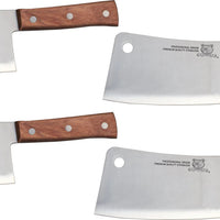 Omcan - 6" Cleaver with Wood Handle, Pack of 3 - 10558