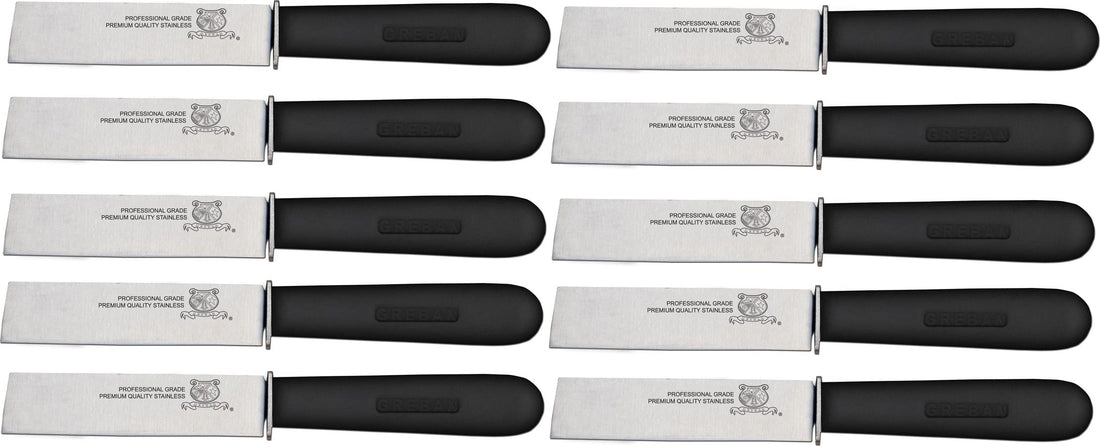 Omcan - 6” Cut-Off Knife with Guard, Pack of 10 - 11609