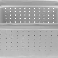 Omcan - 6" Deep 1/2-Size Perforated Steam Table Pan, Pack of 10 - 85208