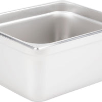 Omcan - 6" Deep 1/2-Size Stainless Steel Steam Table Pan, Pack of 5 - 80264