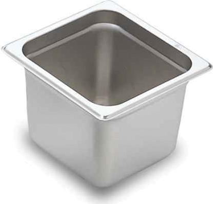 Omcan - 6" Deep 1/6-Size Stainless Steel Steam Table Pan, Pack of 10 - 80279