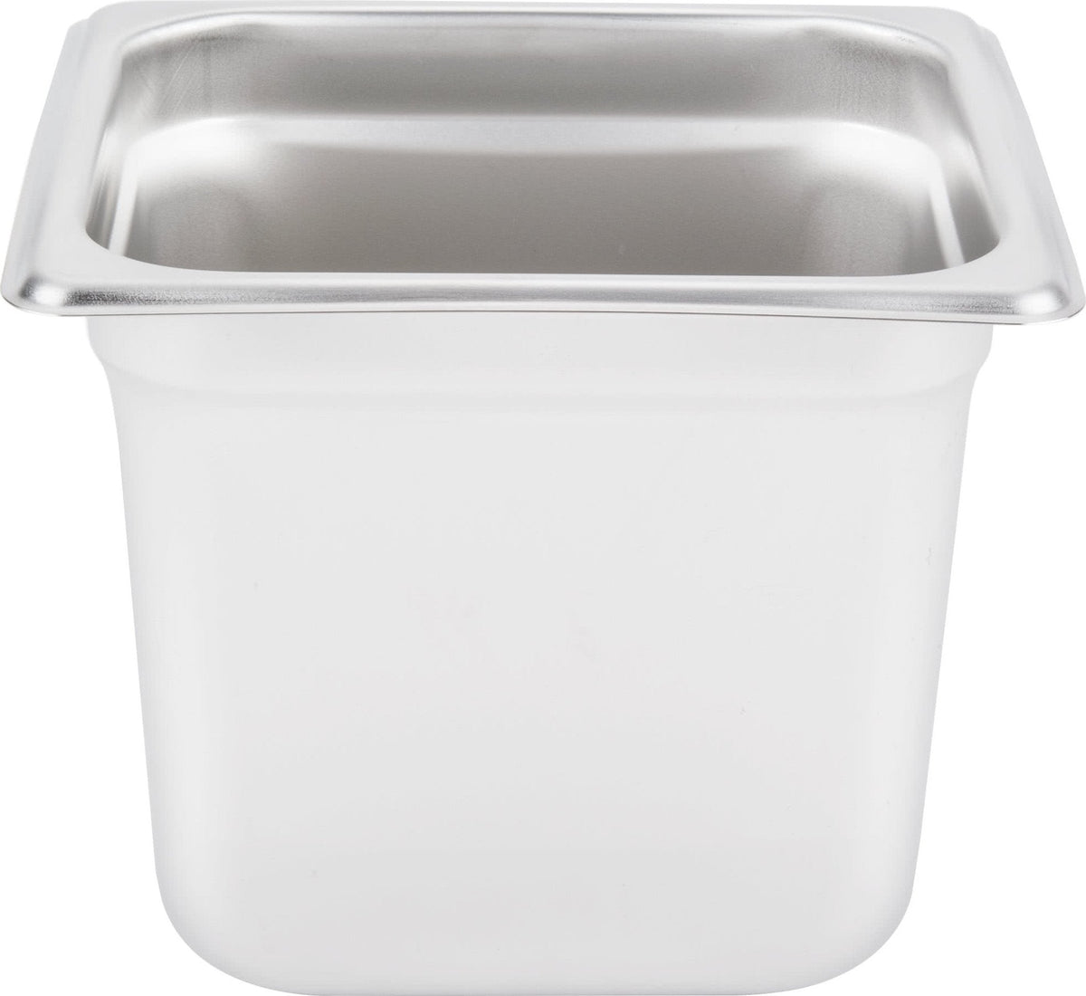 Omcan - 6" Deep 1/6-Size Stainless Steel Steam Table Pan, Pack of 10 - 80279
