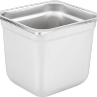 Omcan - 6" Deep 1/6-Size Stainless Steel Steam Table Pan, Pack of 15 - 80279