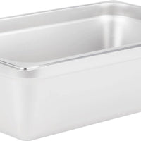 Omcan - 6" Deep Full Size Stainless Steel Steam Table Pan, Pack of 3 - 80259