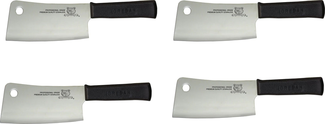 Omcan - 6" Greban Cleaver, Pack of 3 - 10548