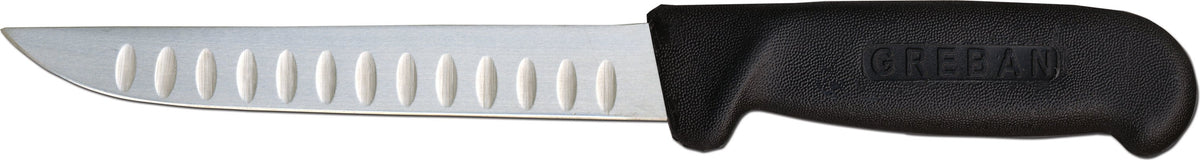 Omcan - 6” Greban Straight Blade G-Edge Boning Knife, Pack of 10 - 11824