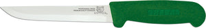 Omcan - 6" Green Handle Greban Straight Blade Boning Knife, 15/cs - 11677