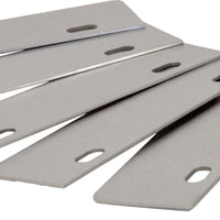 Omcan - 6”, Pack of 6 Replacement Blades For Grill Scraper, Pack of 4 - 14264