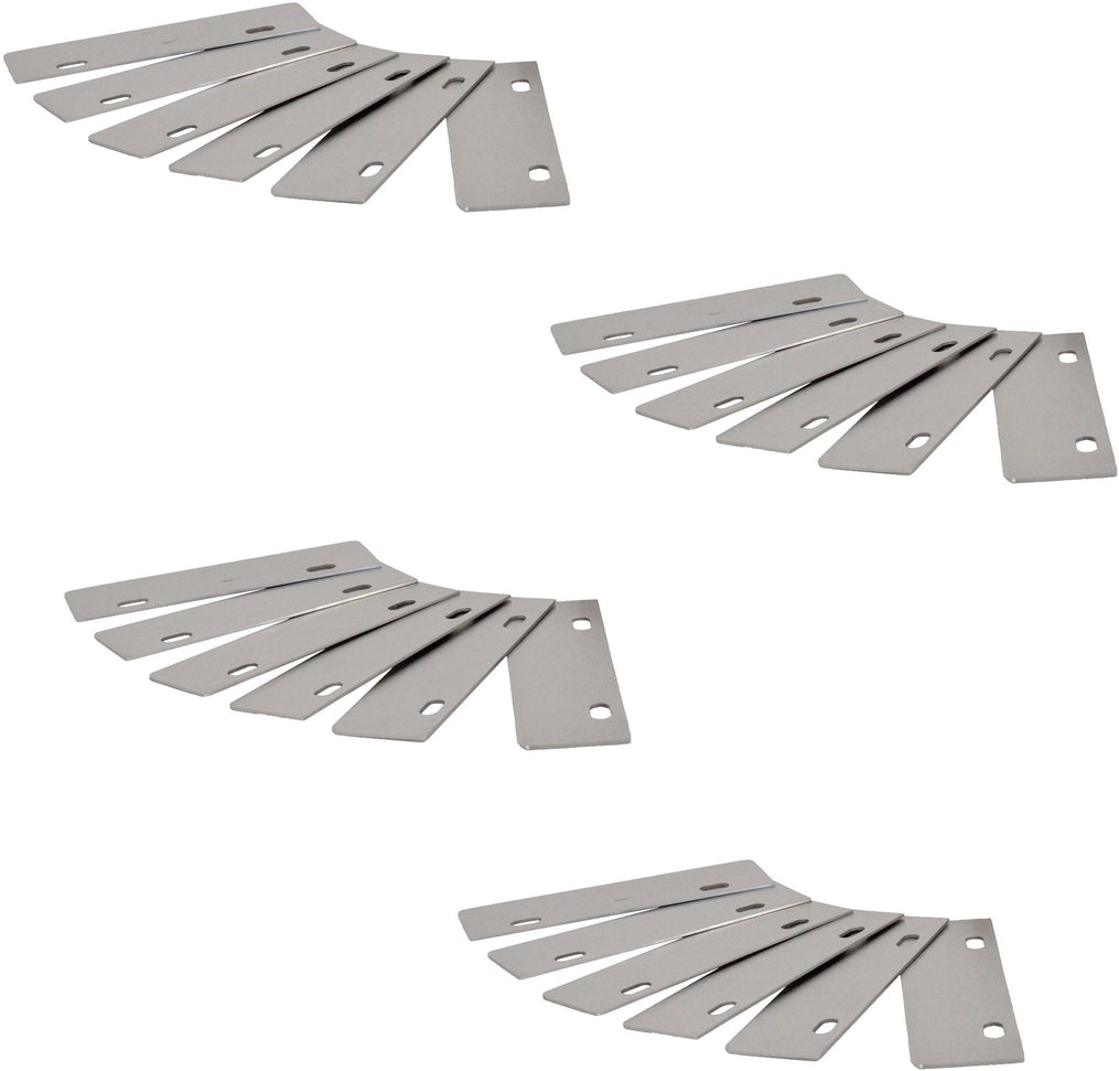 Omcan - 6”, Pack of 6 Replacement Blades For Grill Scraper, Pack of 4 - 14264