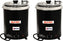 Omcan - 6 QT Black Soup Kettle with Metal Lid (5.7 L) - FW-CN-0006