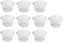 Omcan - 6 QT Polycarbonate Round Food Storage Container, Pack of 15 - 80177