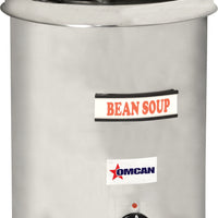 Omcan - 6 QT Stainless Steel Soup Kettle with Metal Lid (5.7 L) - FW-CN-0006-S