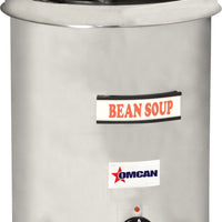 Omcan - 6 QT Stainless Steel Soup Kettle with Metal Lid (5.7 L), Pack of 2 - FW-CN-0006-S