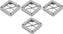 Omcan - 6 Slice Wedge Blade For Potato Cutter, Pack of 3 - 24246