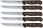 Omcan - 6” Straight Blade Boning Knife with Rosewood Handle, Pack of 5 - 17631
